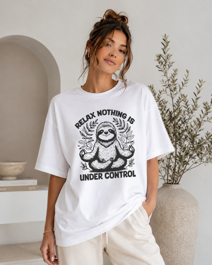Nothing is Under Control - Round Neck Unisex T-Shirt
