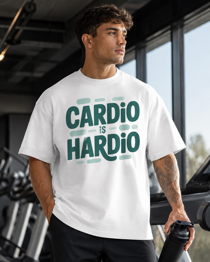 CARDIO IS HARDIO - Round Neck Unisex T-Shirt