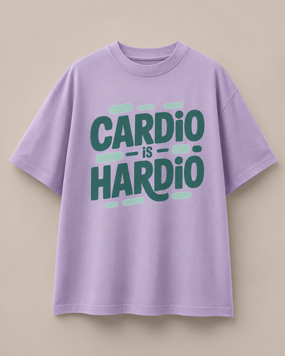 CARDIO IS HARDIO - Round Neck Unisex T-Shirt