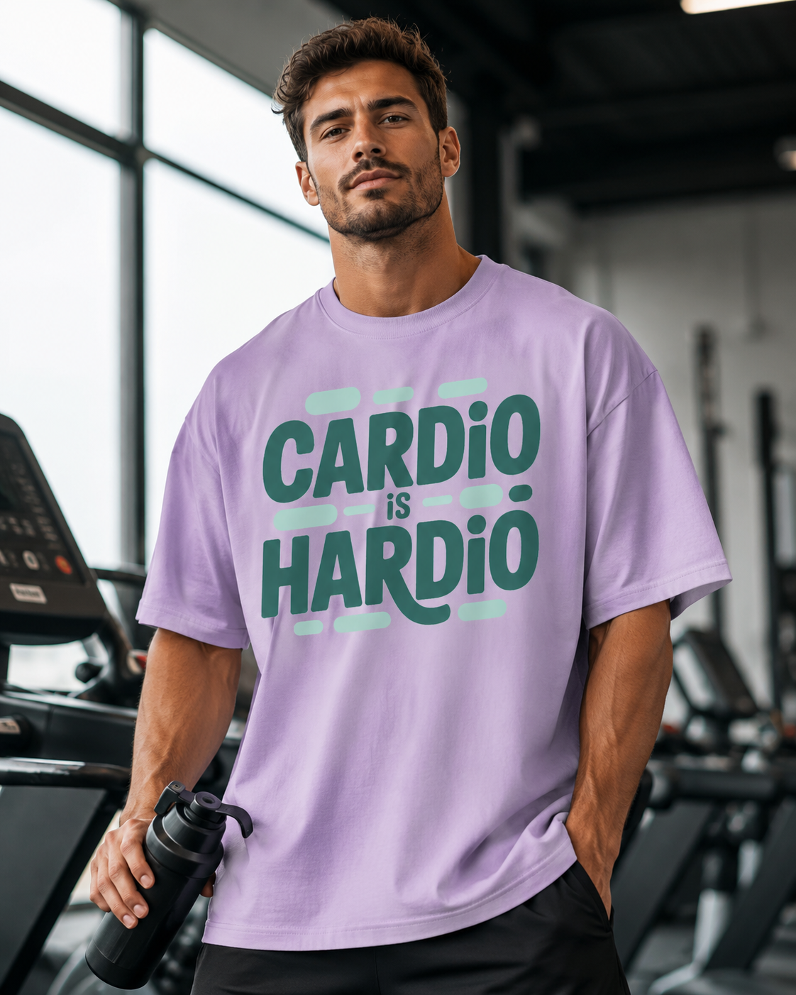 CARDIO IS HARDIO - Round Neck Unisex T-Shirt