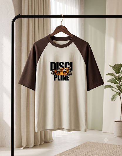 DISCIPLINE - Men's Oversized Raglan Tshirt