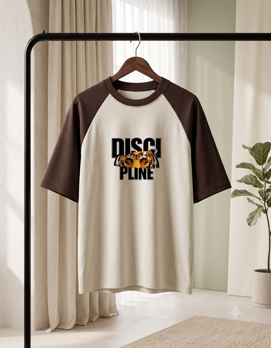 DISCIPLINE - Men's Oversized Raglan Tshirt