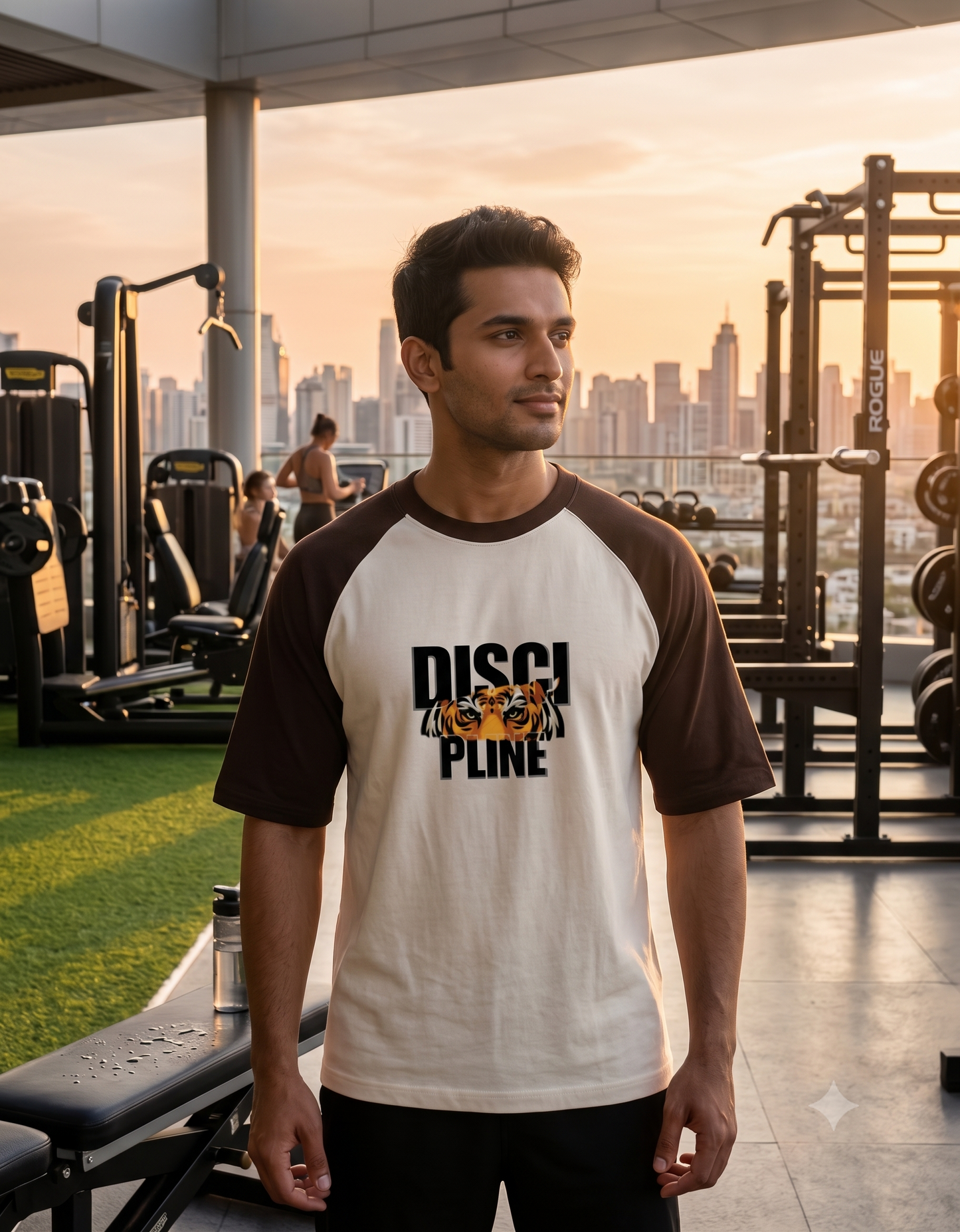 DISCIPLINE - Men's Oversized Raglan Tshirt