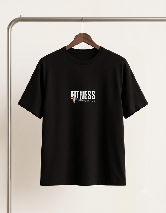 FITNESS GOALS - Round Neck T-Shirt