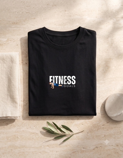 FITNESS GOALS - Round Neck T-Shirt