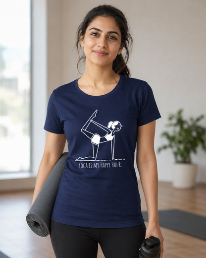 YOGA TIME - Women's Round Neck T-Shirt