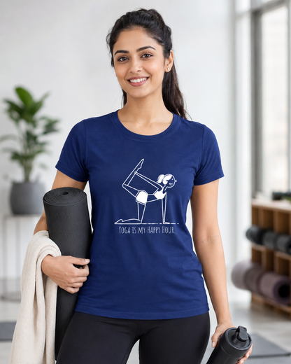 YOGA TIME - Women's Round Neck T-Shirt