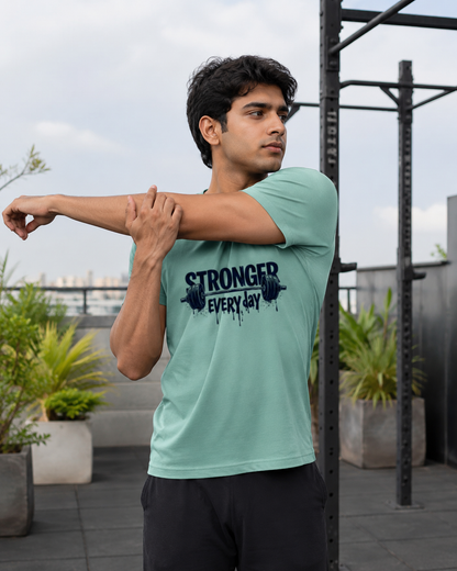 Stronger Everyday - Round Neck T-Shirt