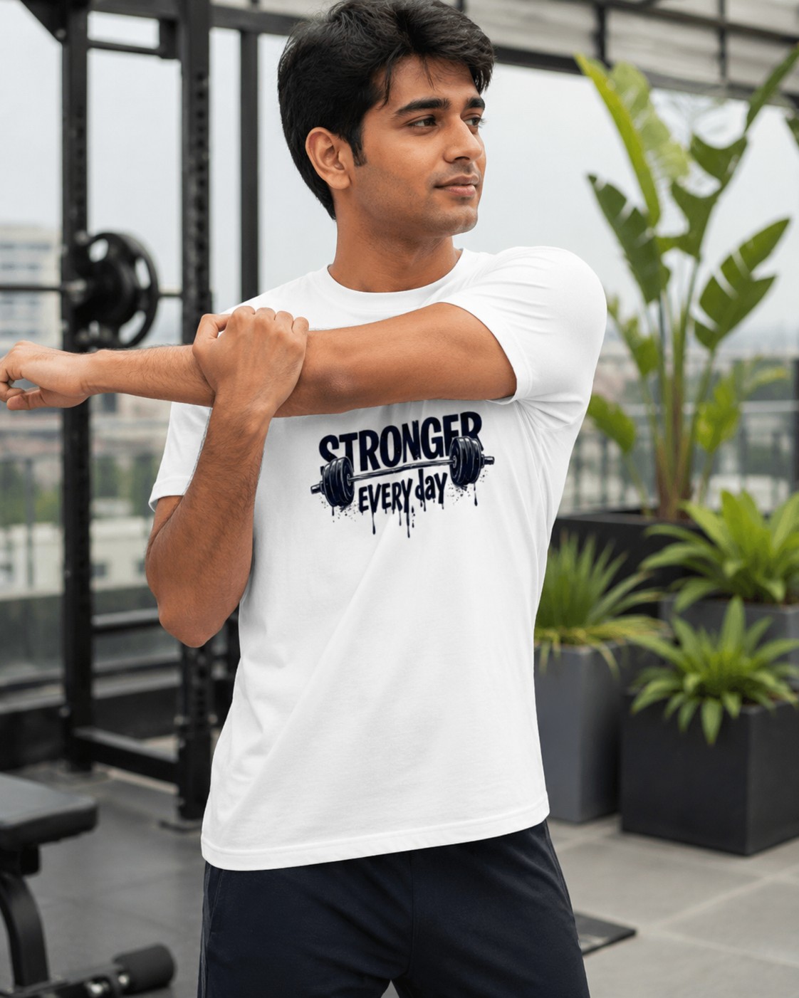 Stronger Everyday - Round Neck T-Shirt