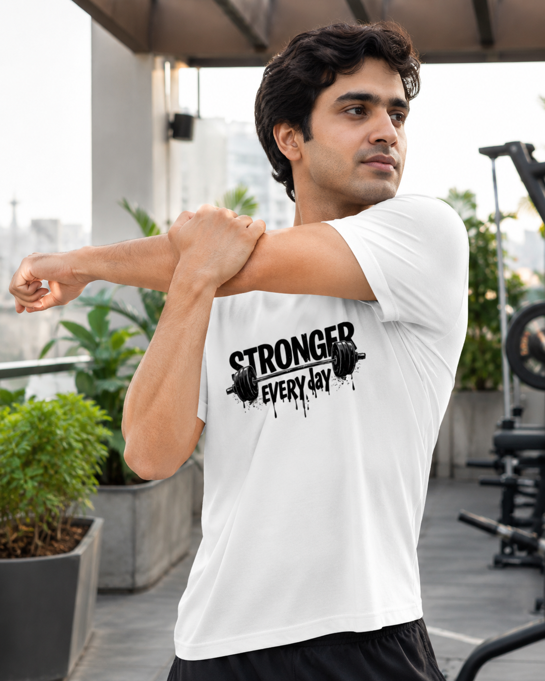 Stronger Everyday - Round Neck T-Shirt