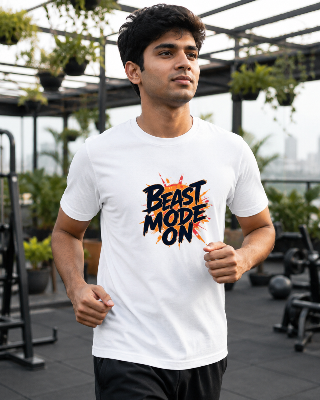 Gym Beast - Round Neck T-Shirt