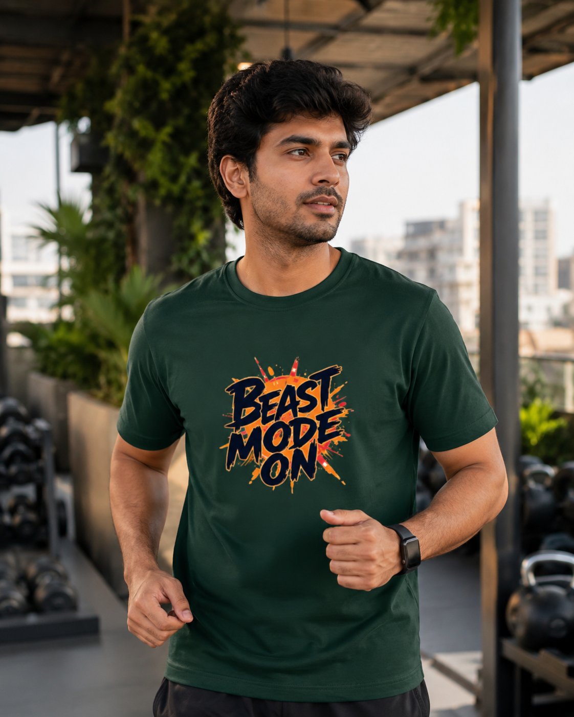 Gym Beast - Round Neck T-Shirt