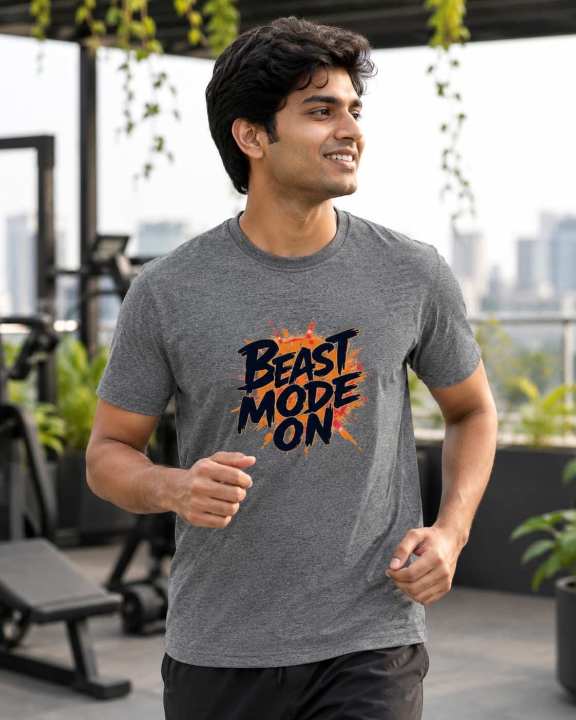 Gym Beast - Round Neck T-Shirt