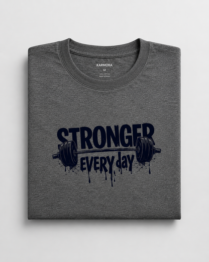 Stronger Everyday - Round Neck T-Shirt