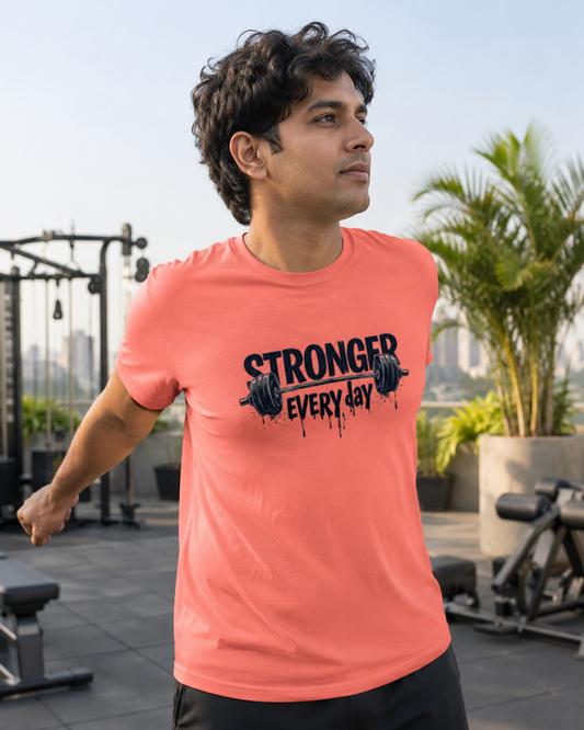 Stronger Everyday - Round Neck T-Shirt