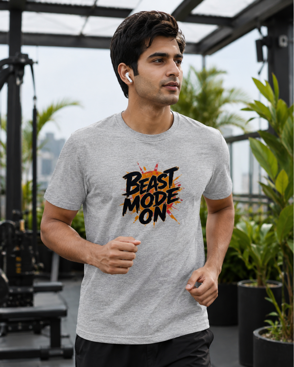 Gym Beast - Round Neck T-Shirt