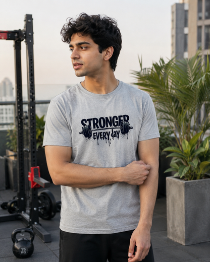 Stronger Everyday - Round Neck T-Shirt