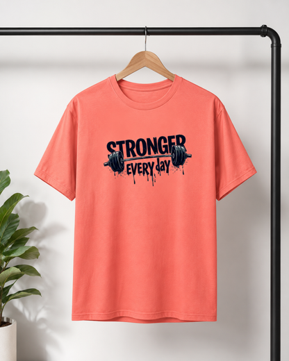 Stronger Everyday - Round Neck T-Shirt