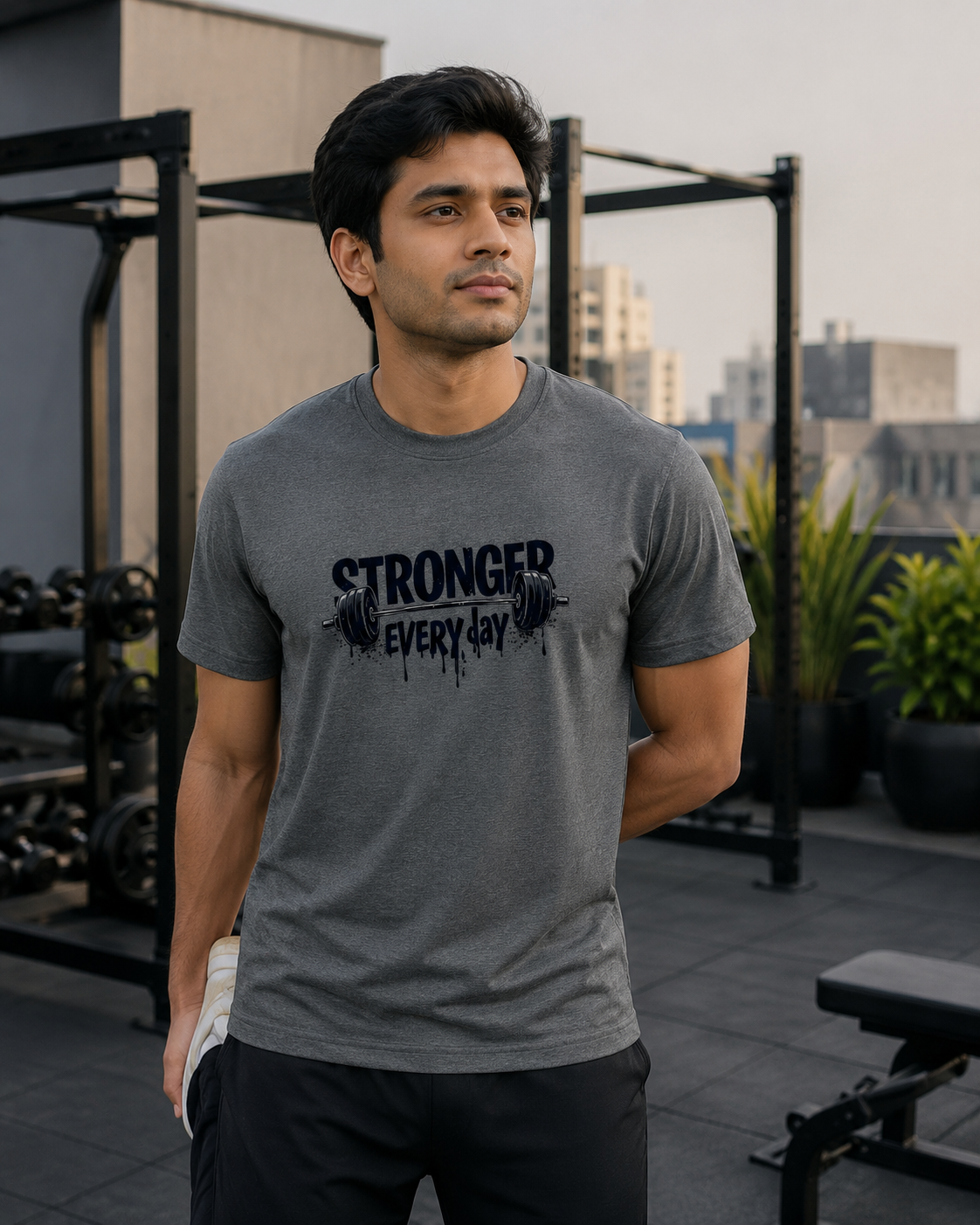 Stronger Everyday - Round Neck T-Shirt