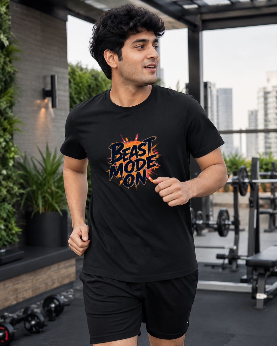 Gym Beast - Round Neck T-Shirt